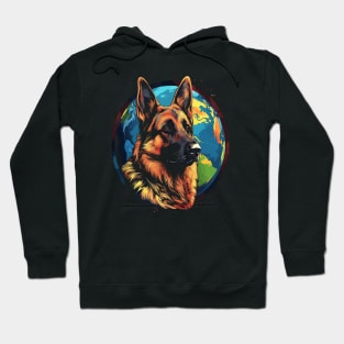 German Shepherd Earth Day Hoodie